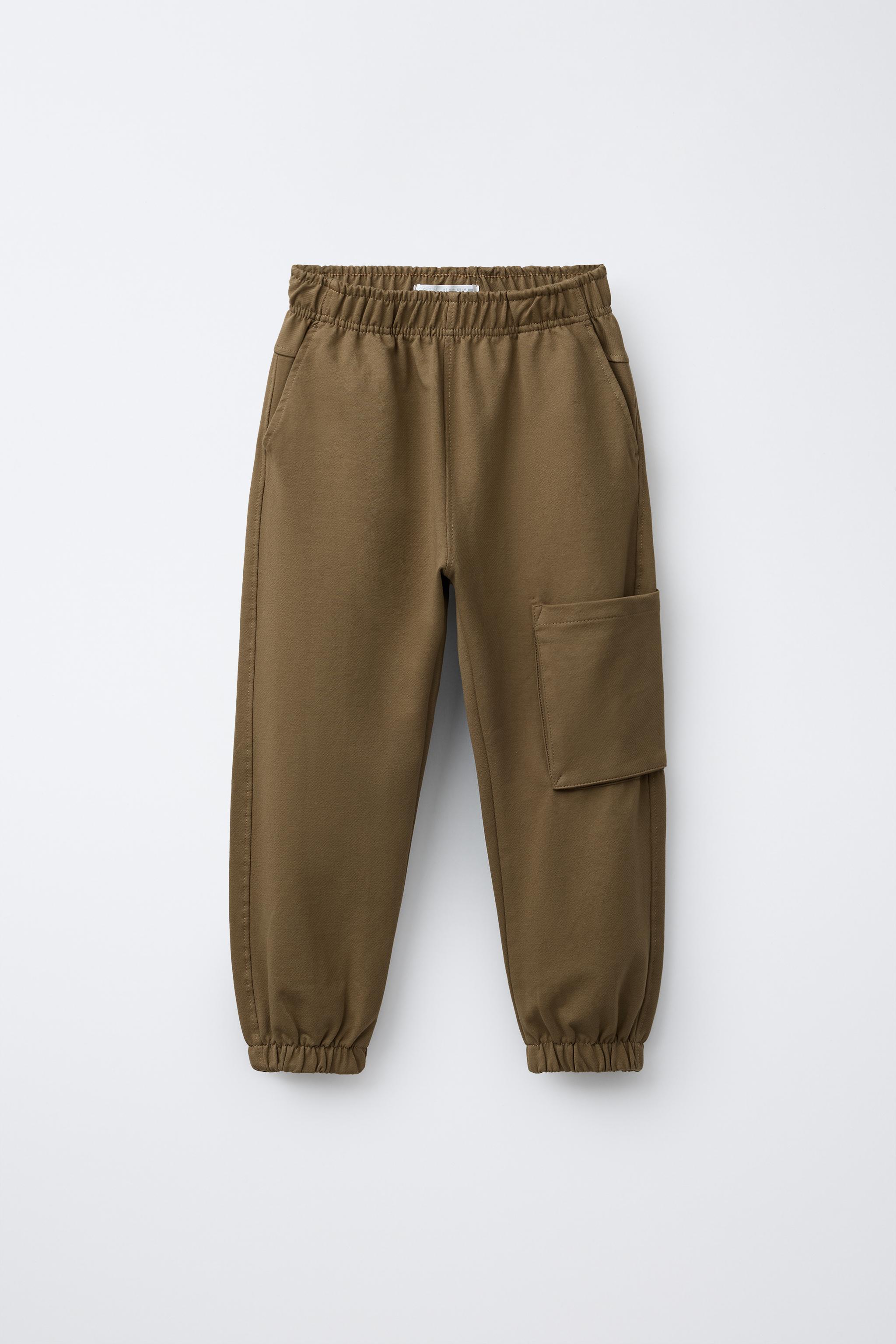 PLUSH CARGO JOGGER PANTS